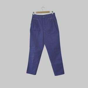 Vintage Rocky Mountain Rockies 32 / 13 Jeans Studs Western Purple Womens READ